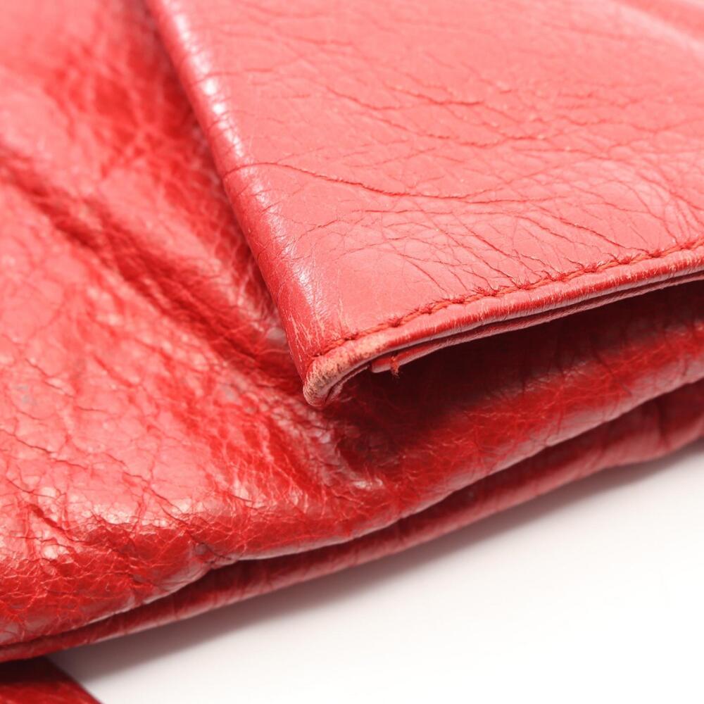 Balenciaga Envelope Shoulder Bag Leather Red - Picture 8 of 9